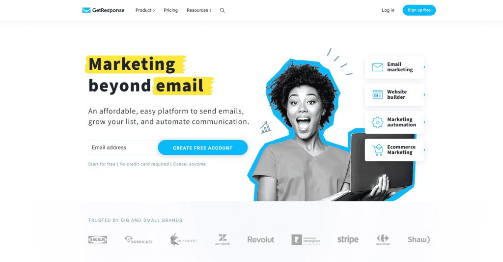 Get Response marketing tool