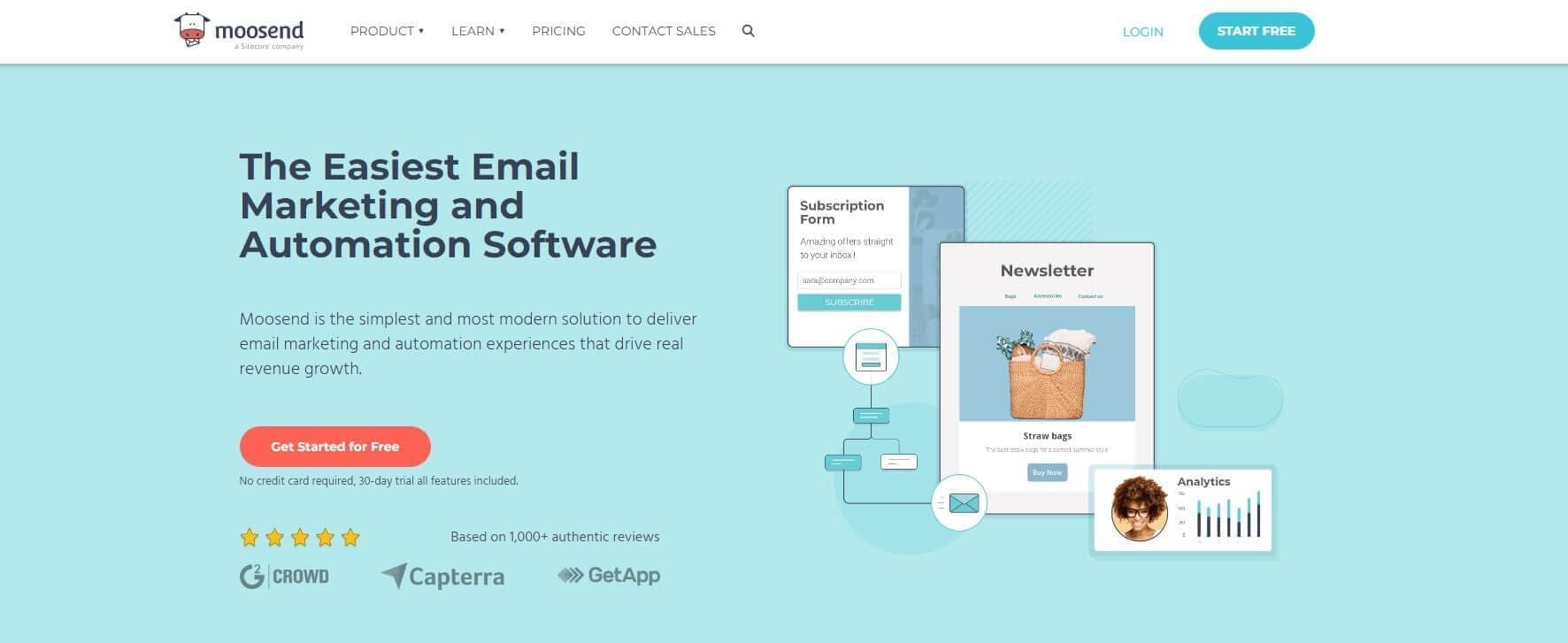 moosend marketing tool