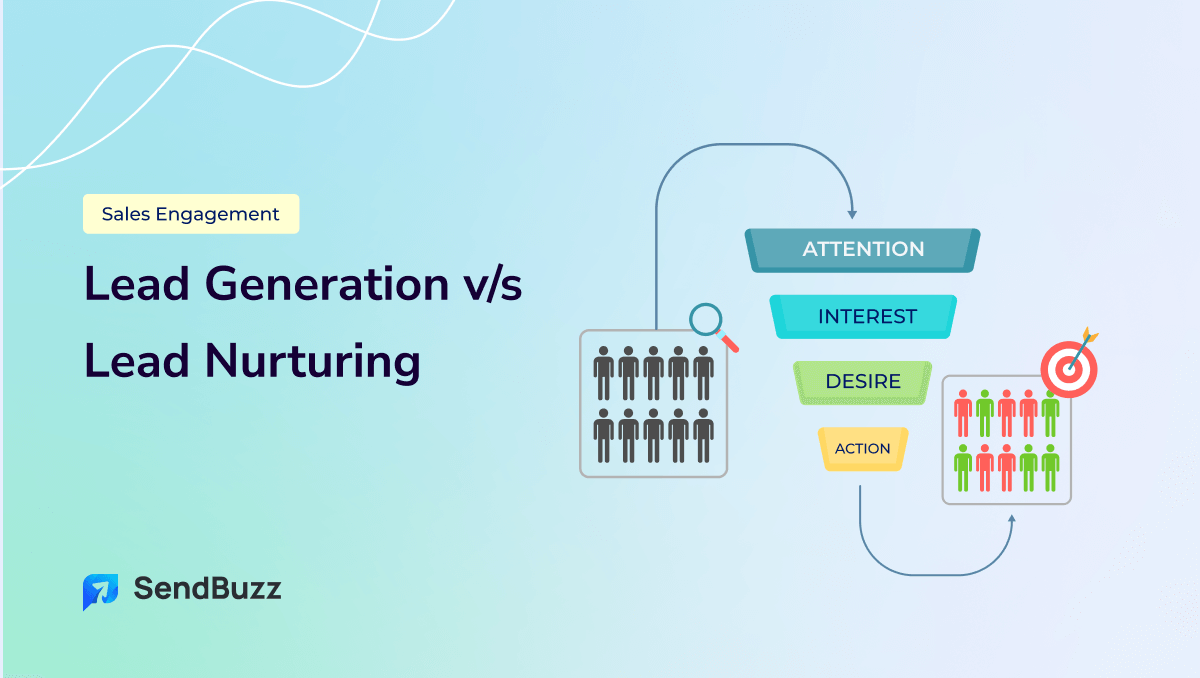comparison of lead generation and lead nurturing