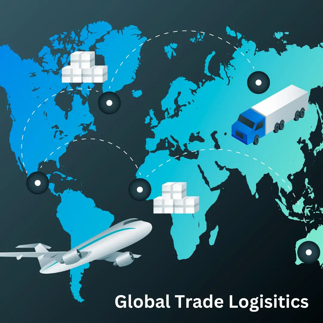 Image illustrating logistics in global trade